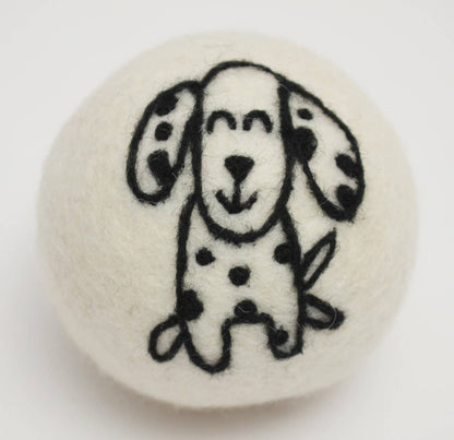 Dogs: Eco Wool Dryer Balls Fair-Trade: Corgi