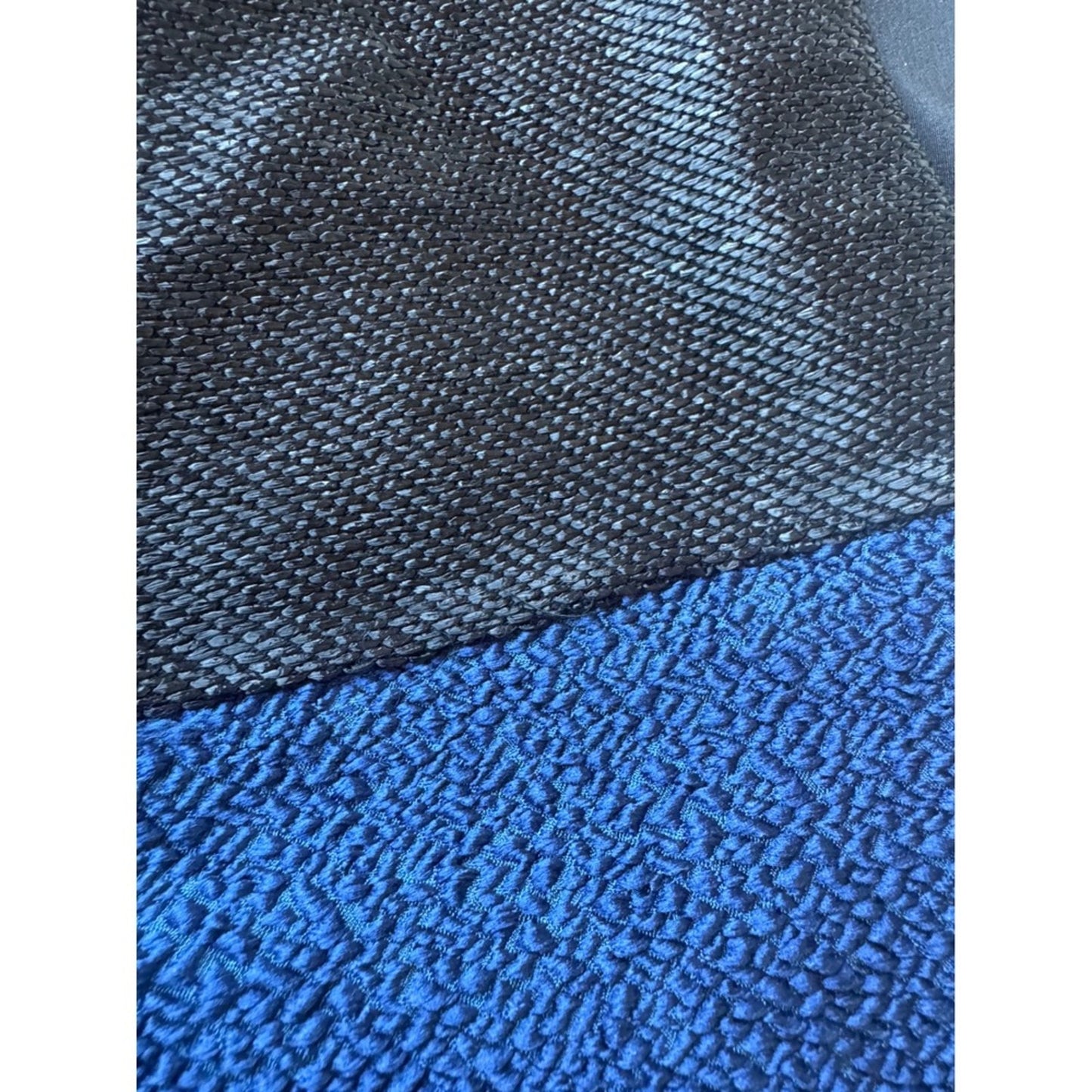 PAPER LONDON Black Blue Textured Sleeveless Maxi Dress Size 8 UK/USA 4