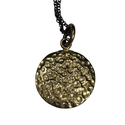 Gold-Tone Cubic Zirconia Pave Heart Charm Necklace