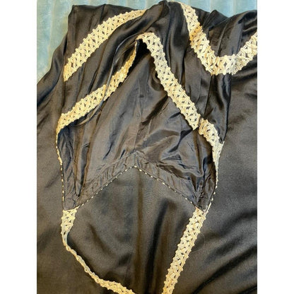 Tocca black silk halter dress