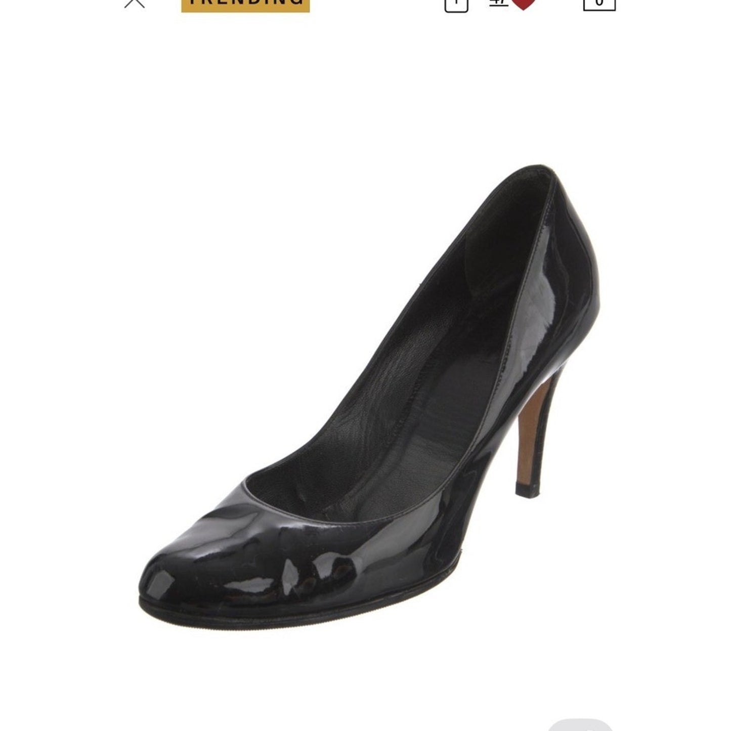 Gucci Black Patent Leather Pumps — Size 7 (US)