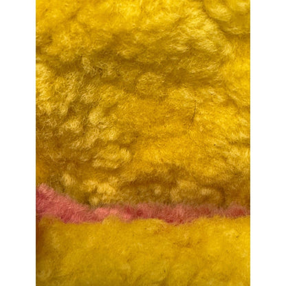 UGG Oh Yeah Slide Yellow Orange Pink Rainbow Fuzzy Furry Slippers