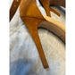 Schutz Womens Ankle Strap Heeled Sandals Heels Shoes Brown Size