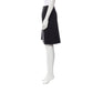 Giorgio Armani Black Virgin Wool Knee Length Skirt Size M