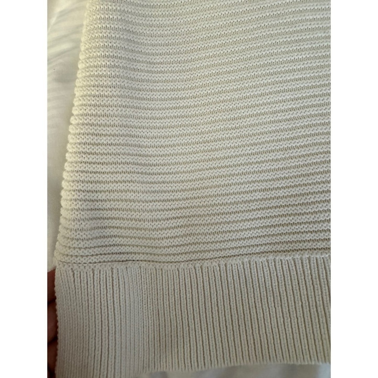 ALLSAINTS Arleta Vest Small Sleeveless Cream Knit Mini Dress Casual -size S
