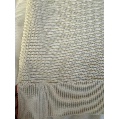 ALLSAINTS Arleta Vest Small Sleeveless Cream Knit Mini Dress Casual -size S