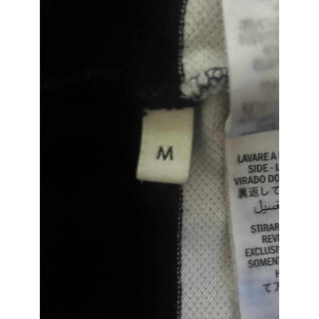 Gucci Navy White Striped Polo Shirt Red Snake Bee Embroidered Collar Size M