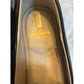 Sam Edelman Black Patent Leather Loafers with Gold Chain Accent