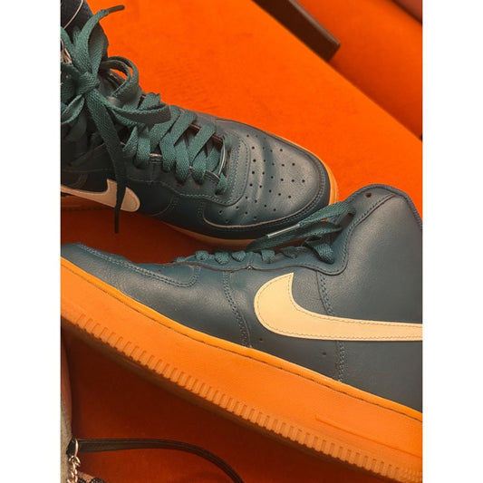 Nike Air Force 1 High 07 Teal Gum Bottom Women's Shoes CZ1055-117
