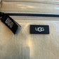 UGG Cream Shearling Backpack with Black Details