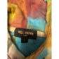 Well Known Studios Tie Dye Hoodie Sweatshirt Gold Logo Patch Size L Unisex