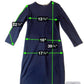 Vince Elegant‎ Navy Long Sleeve Dress size S