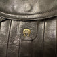 Etienne Aigner Vintage Black Leather Shoulder Bag Purse Flap Crossbody Bag