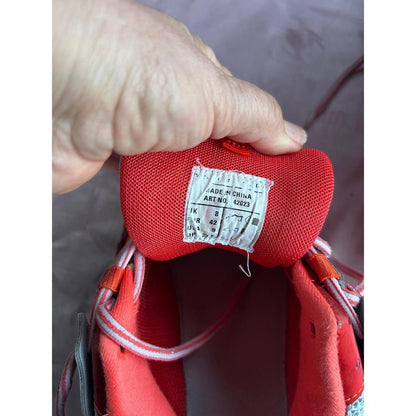Balenciaga Track Sneakers Red Grey Mens Size US 9 EU 42 Chunky Tech Shoes