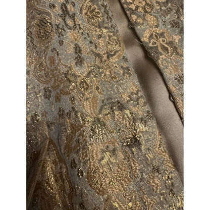 Dolce & Gabbana Gold Brocade Jacket w/ Mother-of-Pearl Detail (IT 46 / US 10)