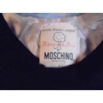 Moschino Cheap & Chic Bow Back Wool Dress | Black | Made in Italy