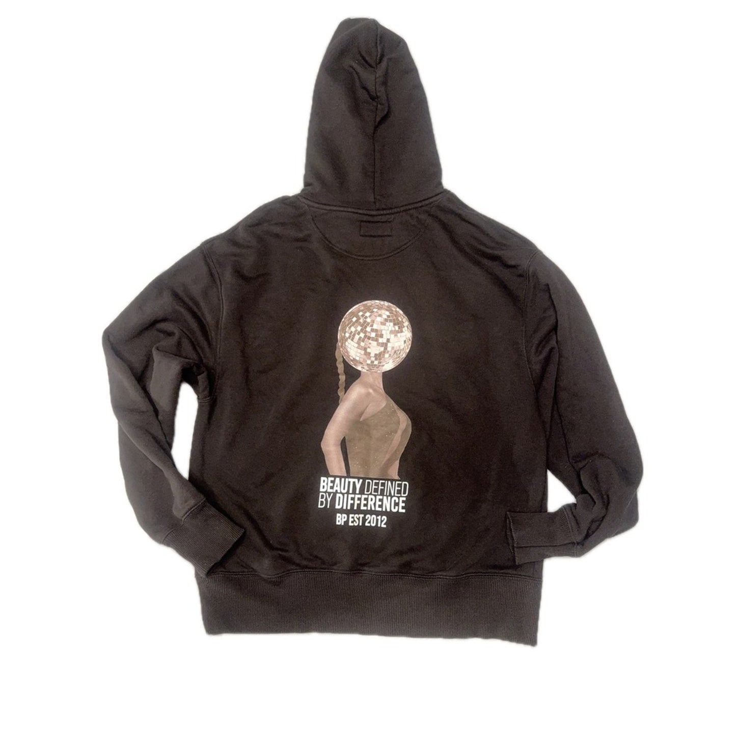 BPerfect Beauty Defined By Difference Graphic Hoodie Black Size M Streetwear