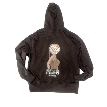 BPerfect Beauty Defined By Difference Graphic Hoodie Black Size M Streetwear