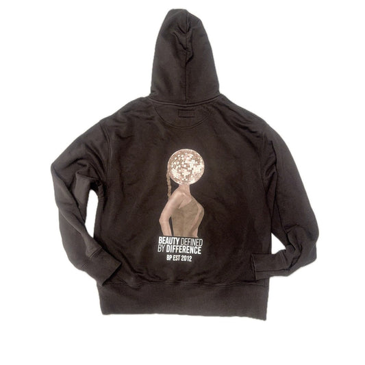 BPerfect Beauty Defined By Difference Graphic Hoodie Black Size M Streetwear