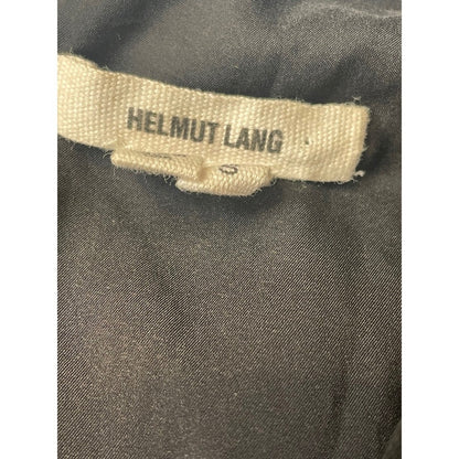 HELMUT LANG Black Sleeveless V Neck Belted Romper Jumpsuit Style SWJFOO04