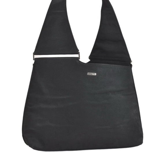 Gucci Vintage Satin Shoulder Bag – Silver Bar Detail