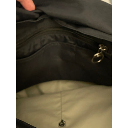 Lacoste Messenger Bag Black Nylon Crossbody Adjustable Strap Logo Patch