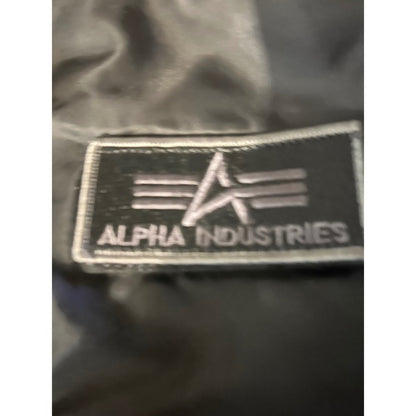 Alpha Industries MA1 Bomber Jacket Black Flight Military Style Mens Medium