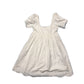 Adrianna Papell White Eyelet Puff Sleeve Dress – Size 8