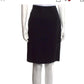 Sonia Rykiel Knee Length Black Skirt Size M