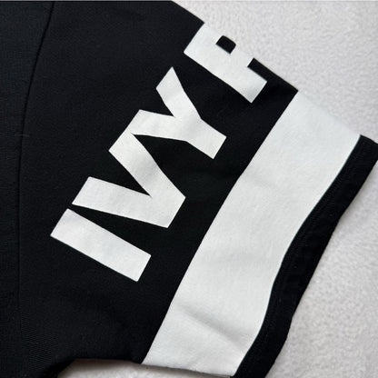 IVY‎ PARK Black Hoodie with White Sleeve Accents size M