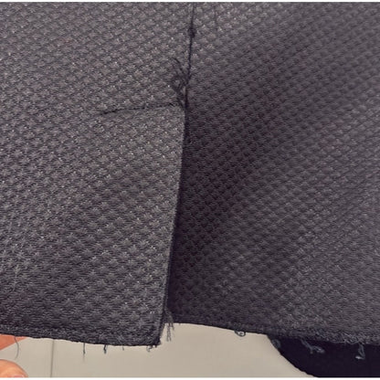 Zadig & Voltaire Virgin BF Deluxe Jacket Black Textured Blazer Size 38 size 6