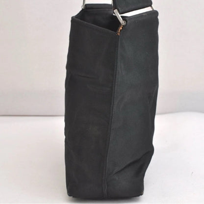 Gucci Vintage Satin Shoulder Bag – Silver Bar Detail