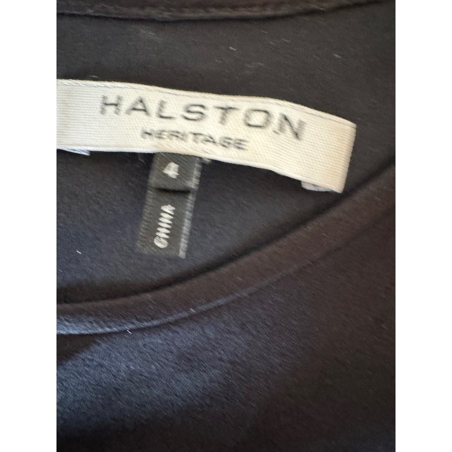 Halston Heritage Black  Satin Gown – Timeless Glamour Size 4