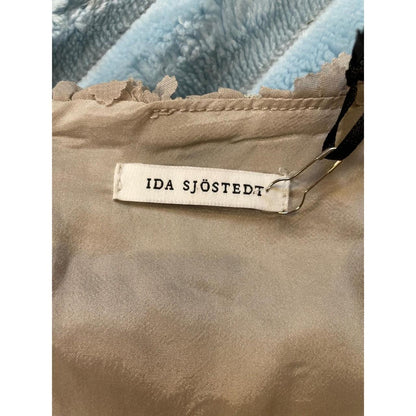 IDA SJOSTEDT 147 Elissa Dress 3D Floral Embellished Tulle Cap Sleeve Midi Dress