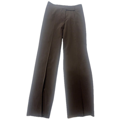 Escada Women's Black Wide Leg Trousers Pants Size 34 XS Wool Blend Tailored