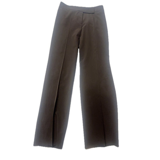 Escada Women's Black Wide Leg Trousers Pants Size 34 XS Wool Blend Tailored
