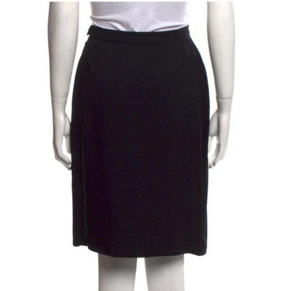 Sonia Rykiel Knee Length Black Skirt Size M