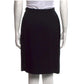 Sonia Rykiel Knee Length Black Skirt Size M