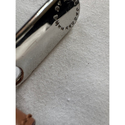 Marc by Marc Jacobs Brown Leather Wristlet Pouch Coin Purse Key Ring