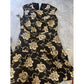 Ted Baker Black & White Floral Fit & Flare Dress – Size 3 (US 6)