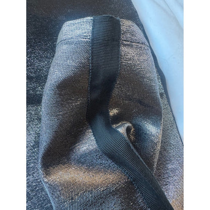 Balmain Paris Metallic Silver Skinny Pants – Size 36 (Made in France) Size 4