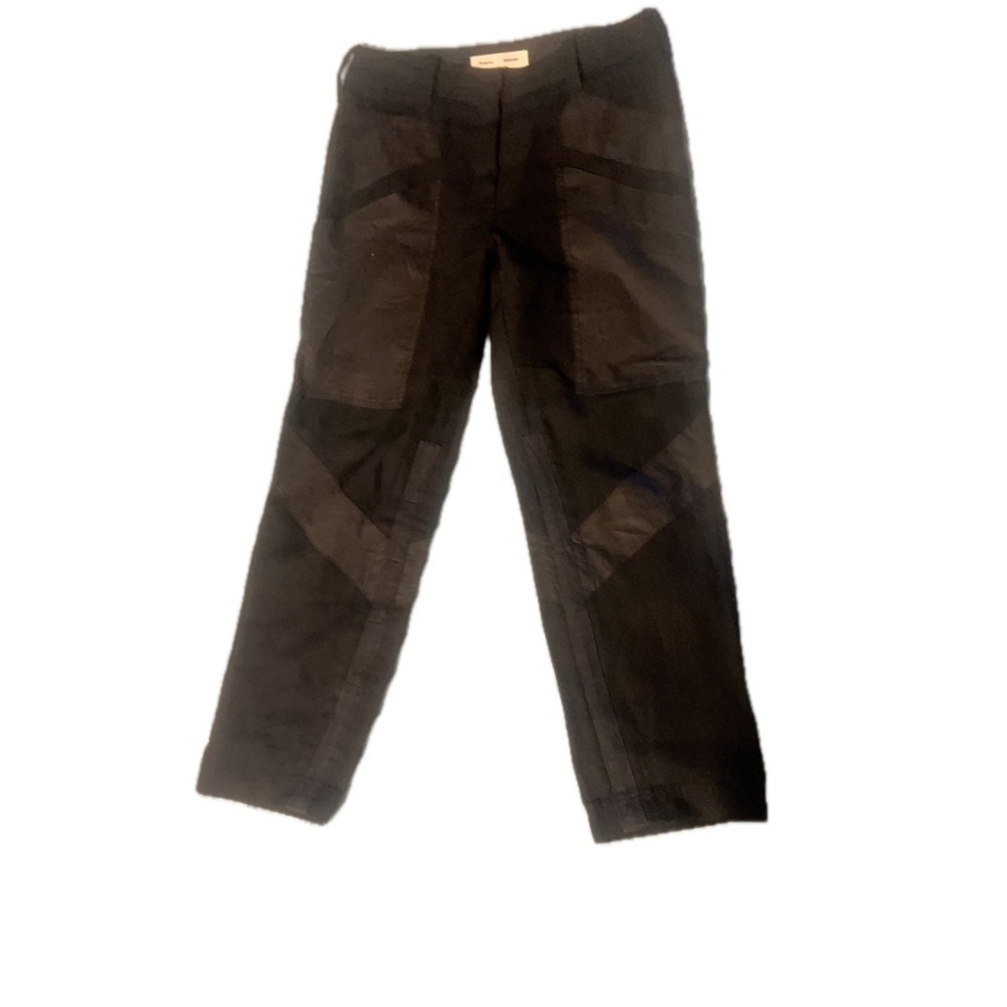 Proenza Schouler Black Patchwork Cargo Pants Size 4