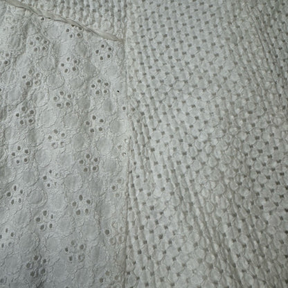 Rebecca Taylor White Eyelet Maxi Skirt – Size 4