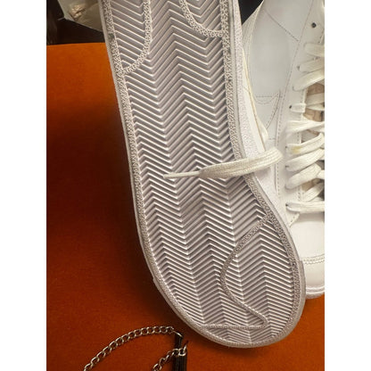 Nike Blazer Mid '77 Vintage White Leather High Top Sneakers Men's [Size