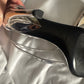 Alexander McQueen Silver Stiletto Heels with Minimalist Design NWT