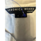 Veronica Beard Jeans White Sleeveless Lace Up Corset Detail Top Size Small