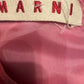 Marni Italian silk Blend Satin Rose Pink size M Retails $1.100