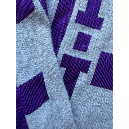 Diesel All Over Logo Print Long Sleeve Sweater Size XS