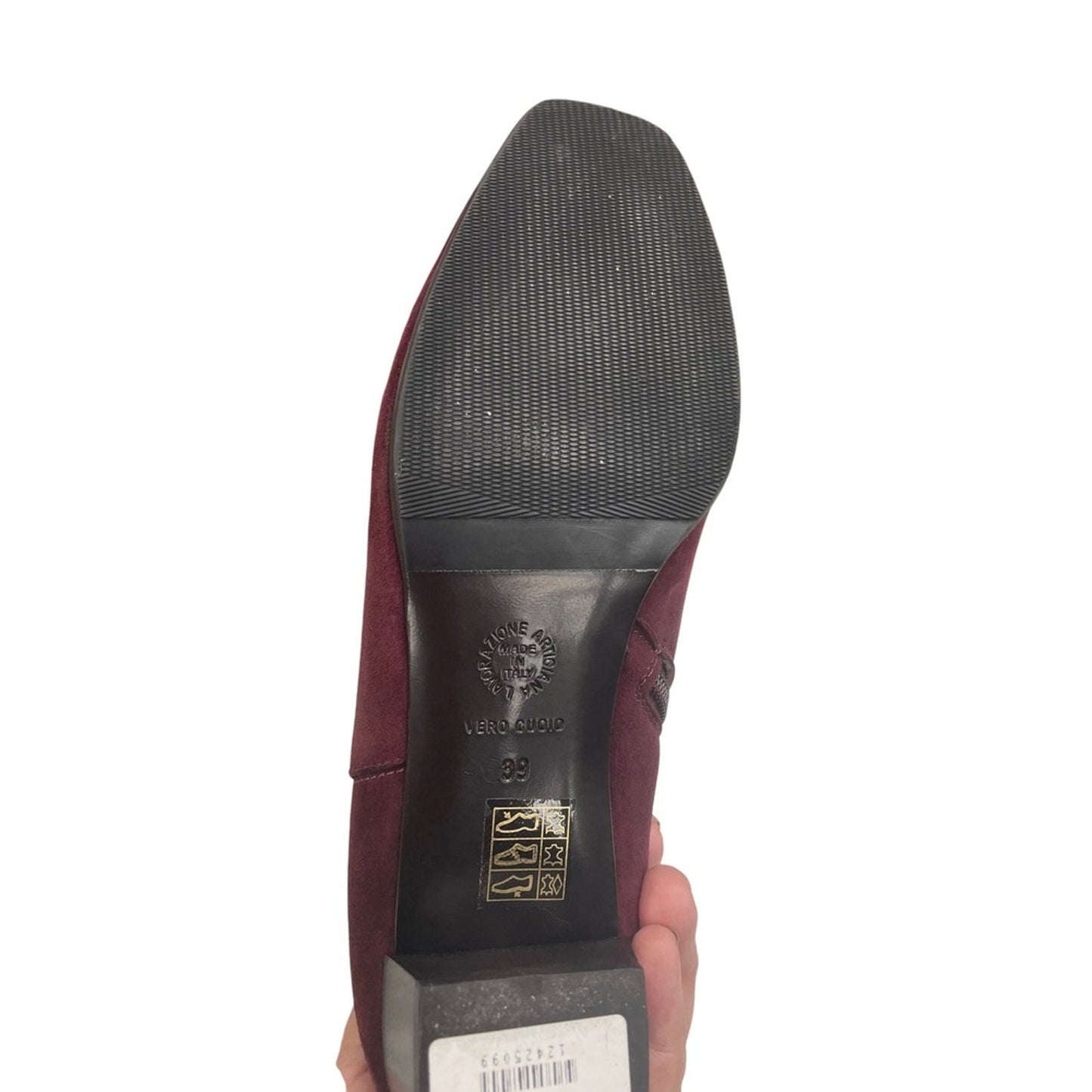 Eliot Zed London Suede Ankle Boots – Burgundy, Made in Italy (Size 39) USA 8.5