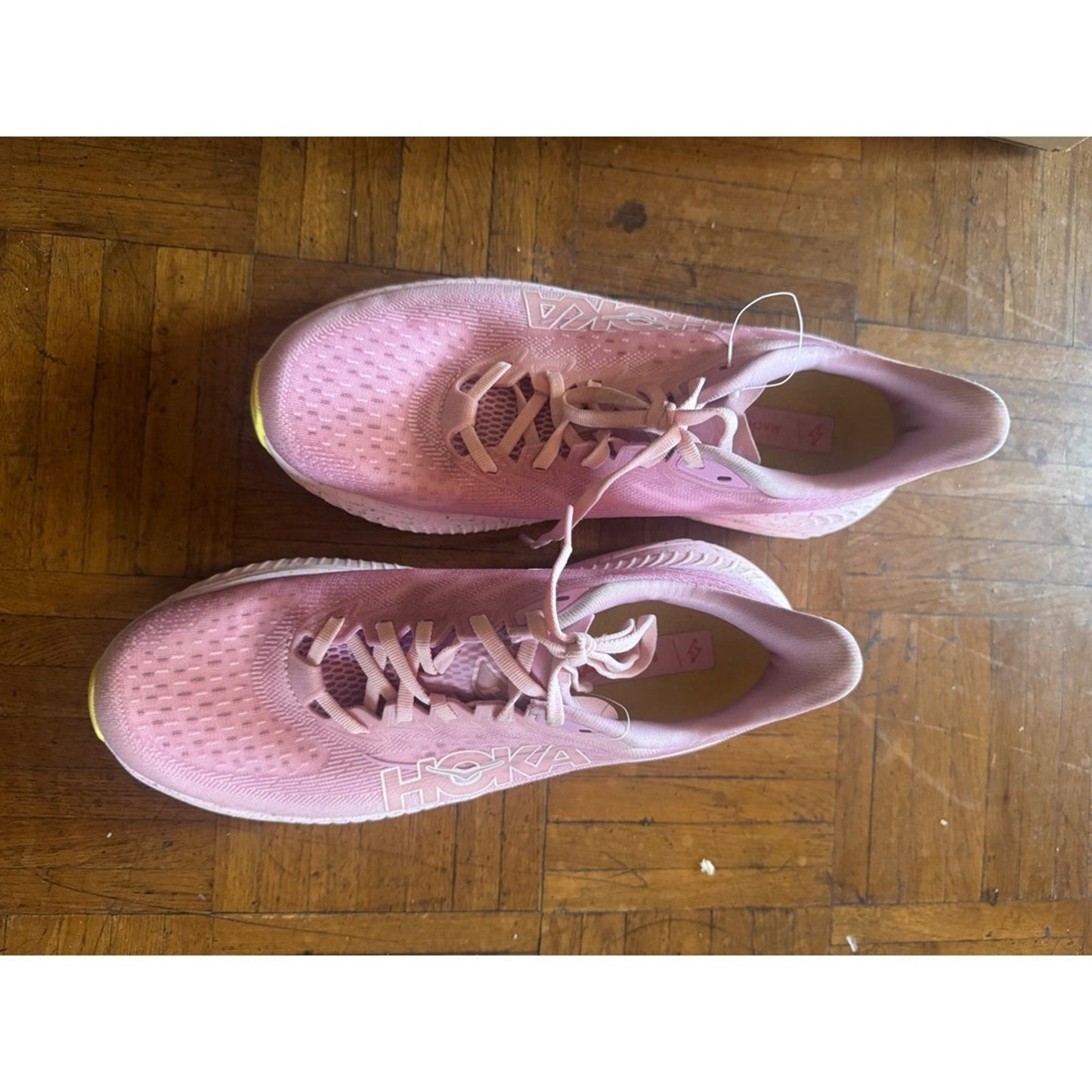 HOKA One One Mach 6 Running Shoes – Pink Speckle – Men's 9.5 D (EU 43⅓